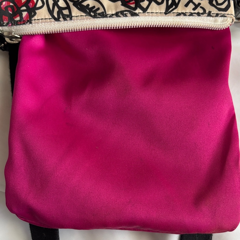 Coach Poppy Daisy Floral Graffiti Sateen Crossbody Bag - Picture 9 of 10